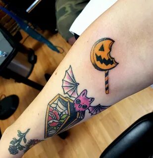 Trick "r" Treat Lollipop by Heco @ studio ink Poughkeepsie N