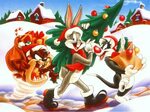 Looney Tunes Wallpaper: Looney Tunes - Xmas Merry christmas 
