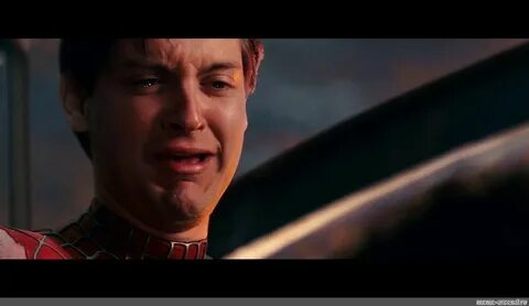 Meme: "Peter Parker crying GIF, crying Peter Parker, Tobey M
