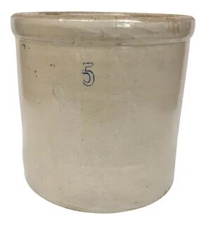 1950s 5 Gallon Stoneware Crock Pot on Chairish.com Stoneware