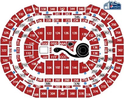 katy perry png - The Deal - Denver Nuggets Seating Chart Pep