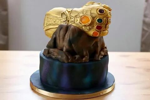 Infinity Wars Cake - Infinity Gauntlet Marvel cake, Marvel b