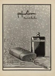 Caron Nuit de Noel: винтажная реклама: perfumeworld - ЖЖ