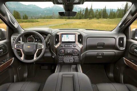 Интерьер салона Chevrolet Silverado . Фото салона Chevrolet 