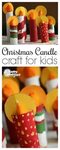 Cardboard Roll Christmas Candle Craft for Kids Christmas can