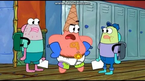 Spongebob: Every time "Patrick" is said in "Patrick Man" - Y