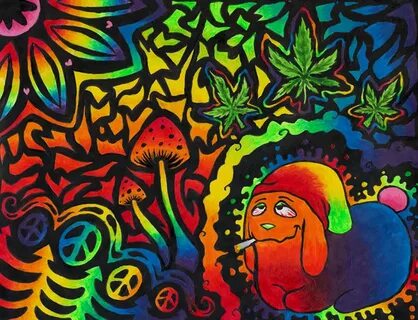 Stoner Trippy Mushroom Drawing / Doodle drawings cool drawin