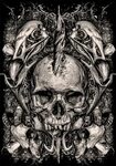 Skull artwork, Evil art, Skull pictures