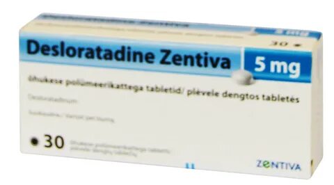 Desloratadine Zentiva 5mg tabletės N30