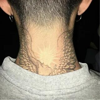 GD tattoo #GDRAGON #BIGBANG G dragon tattoo, Neck tattoo for