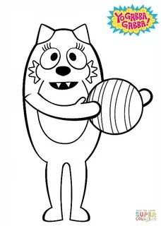 Yo Gabba Gabba Coloring Pages at GetDrawings Free download