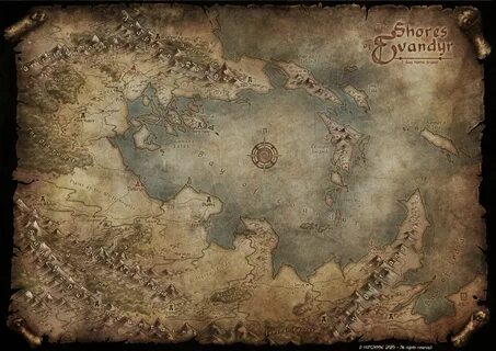 The Shores of Evandyr by Max on Cartographers Guild Fantasy 