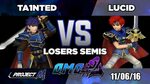 QMQ# 2 - Project M - Losers Semis - Ta1nted (Ike, Roy) VS Lu