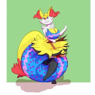 Braixen in the new year by -PurpletheCharmander- -- Fur Affi