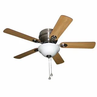 Shop Harbor Breeze Mayfield 44-in Brushed Nickel Ceiling Fan