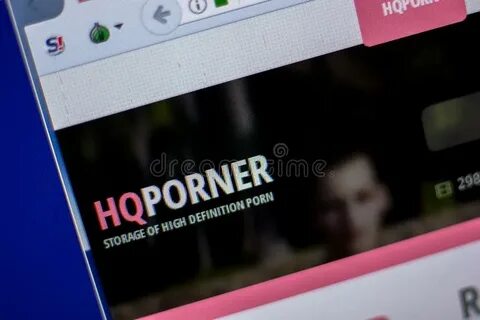 Ryazan, Russia - June 05, 2018: Homepage of HQporner Website
