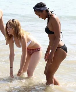 Jennette McCurdy in a Bikini at a Beach in Santa Monica - Ma