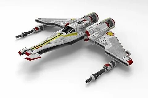 Star wars liberator class space ship 3D model 3D printable C