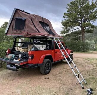 Jeep Gladiator Camper Jeep gladiator, Jeep tent, Jeep wrangl