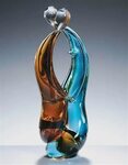 Murano glass abstract sculpture - Murano Glass Sculptures