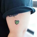 birthstone 💚 Fingerprint tattoos, Mommy tattoos, Tattoos