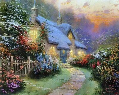 Glory of the Evening by Thomas Kincaid Thomas kinkade art, K