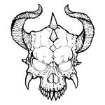 skull skulls devil demon mask 319501071275211 by @rdayberry