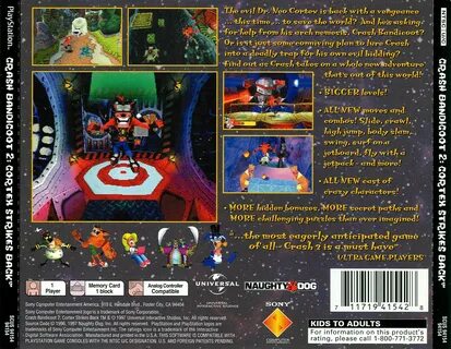 Crash Bandicoot 2: Cortex Strikes Back SCUS-94154 - PSX Plan