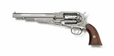 1858 Texas Nickel Engraved Remington .44 8