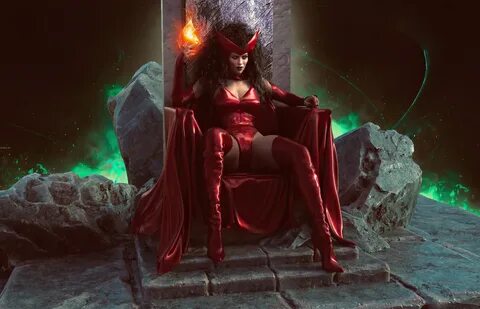 1400x900 Scarlet Witch Power 4k Cosplay 1400x900 Resolution 