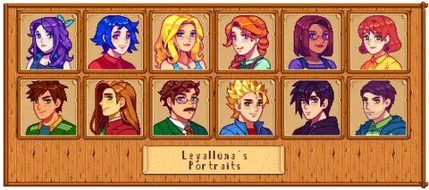 ArtStation - Stardew Valley Portraits 2018