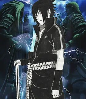 Sasuke dark adidas Anime hypebeast, Anime ninja, Anime gangs