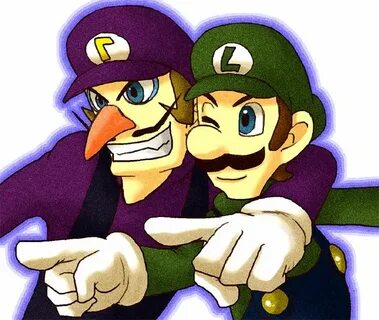 Luigi and Waluigi 5 by tekoyo Mario and Peach