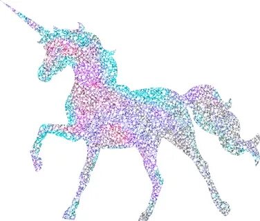 unicorn fantasy glitter pastel sticker by @jessicaknable
