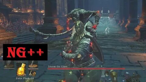 Yhorm the Giant NG++ boss fight Dark Souls 3 gameplay PS4 - 