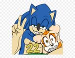 Download Sonic The Hedgehog - Babysitting Cream Fan Art Clip