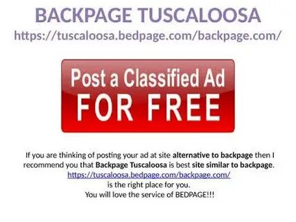 Backpage Tuscaloosa Alternative to backpage Site Similar to 