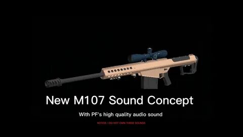 Roblox Phantom Forces New M107 Sound Concept - YouTube