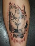 Chucky Doll Face Tattoo - Tatumcsq