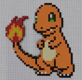 Pokemon Minecraft Pixel Art Grid Easy - 1280 x 720 jpeg 93 к