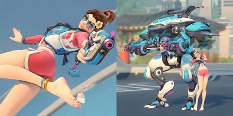 Как интернет реагирует на новый летний скин D.Va Rakanishu Дзен