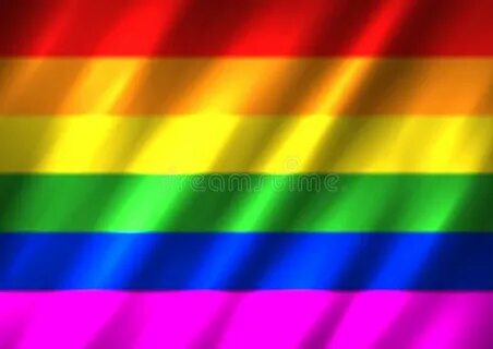 LGBT Rainbow Flag on School Background Stock Vector - Illust