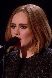 Adele shows off her new bob hairstyle on X Factor Short bob 