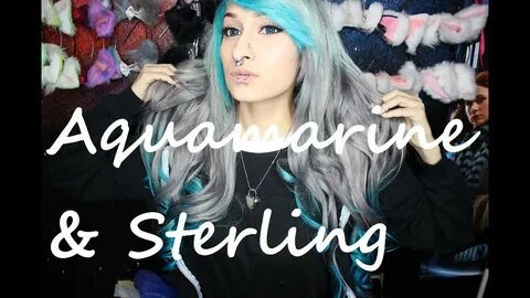 Dyeing My Hair With Aquamarine & Sterling Arctic Fox - YouTu