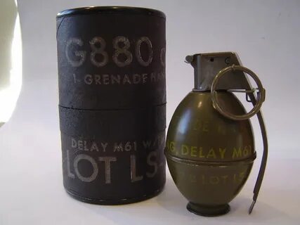 M61 grenade. Part of the M26 series, added an additional "ju