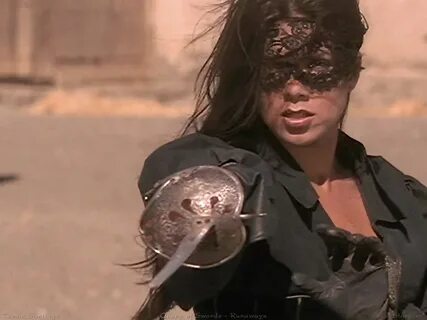 Female Zorro The Queen of Swords played by Tessie Santiago. 