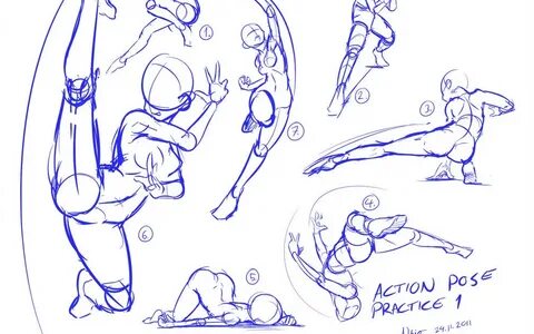 Anime Poses Jumping Pose Reference Drawing - Nomimono Wallpa