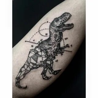 T-Rex Tattoo Tattoos, Tattoo designs men, Sleeve tattoos