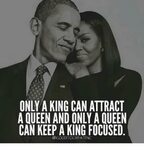 ONLY a KING CAN ATTRACT a QUEEN AND ONLY a QUEEN CAN KEEP a 
