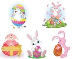 Cartoon Easter Bunny drawing free image download